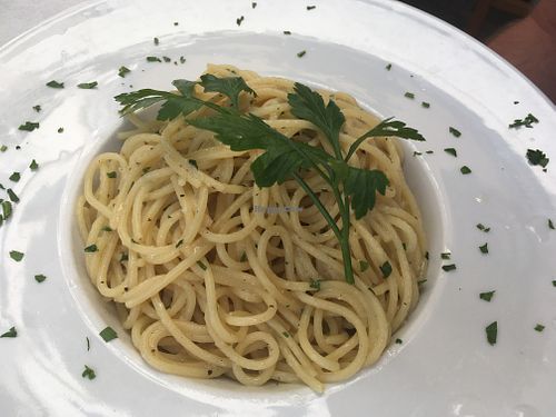 Spaghetti olio e aglio  at Al Corner in Venice