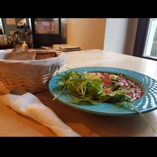 Vegan Shakshuka at Café Rebel Milo in Leipzig