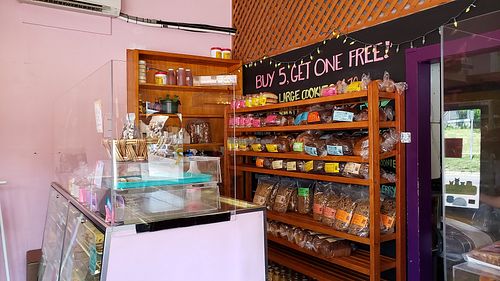 Small interior, May 2020. at Positively 3rd Street Bakery in Duluth