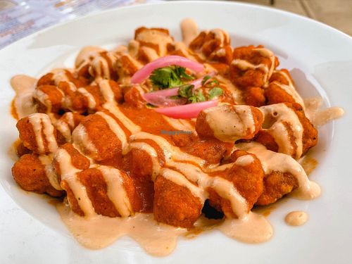 Popcorn Chick’n  at Village Taco in Columbus