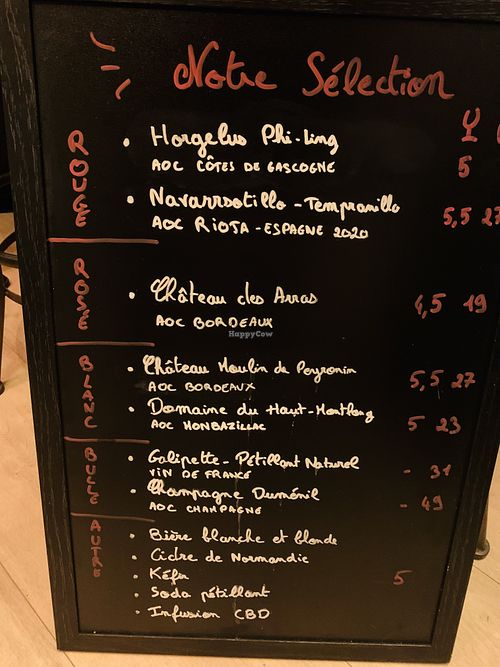 Vegan wines  at Raisin de Plus: Vegan Wine Bar in Bordeaux