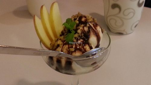 coconut ice cream at Loving Hut - Hankou in Taichung