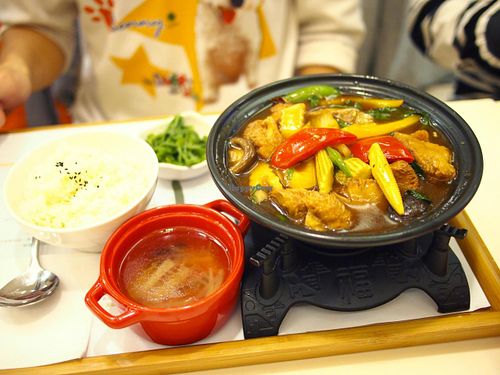 Chinese dish- Sante Moken-Head Moshrooms at Loving Hut - Hankou in Taichung