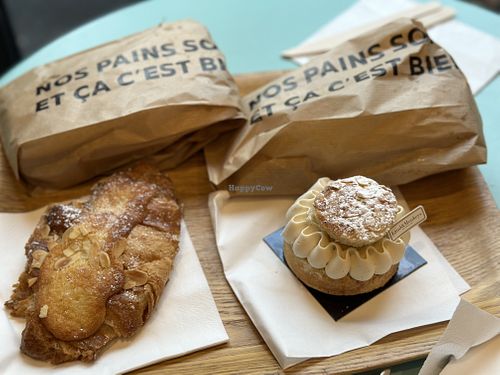 It's been so long, I think the one pastry is like a bear claw    at Land & Monkeys - Beaumarchais in Paris