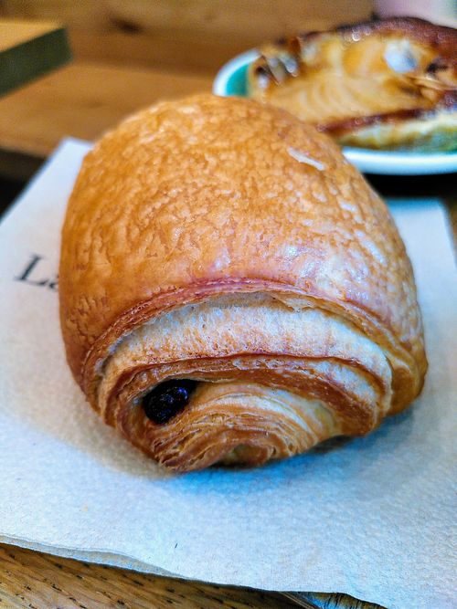 Pain au chocolat at Land & Monkeys - Beaumarchais in Paris