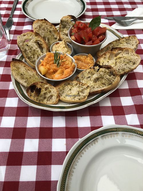 Bruschetta  at Al Sanpietrino Trattoria in Lisbon