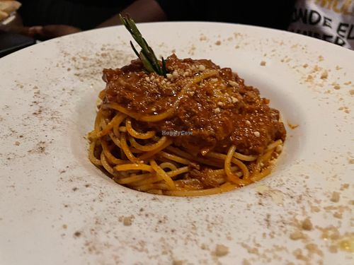 Spaghetti a bolonhesa at Al Sanpietrino Trattoria in Lisbon