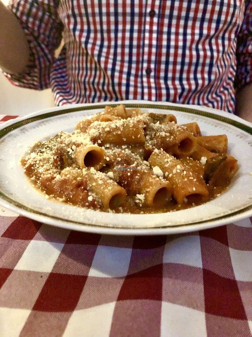 Rigatoni all’ Amatriciana   at Al Sanpietrino Trattoria in Lisbon