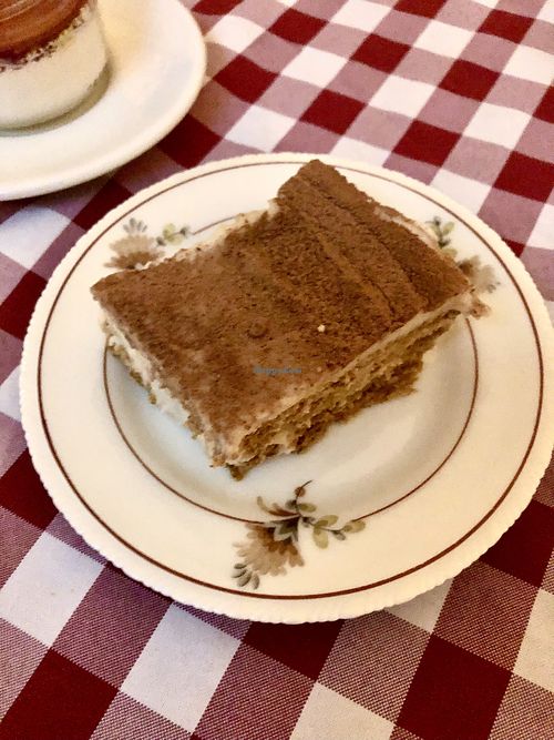 Tiramisu  at Al Sanpietrino Trattoria in Lisbon