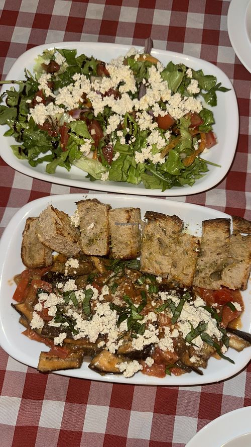 Parmigiana & Salad  at Al Sanpietrino Trattoria in Lisbon