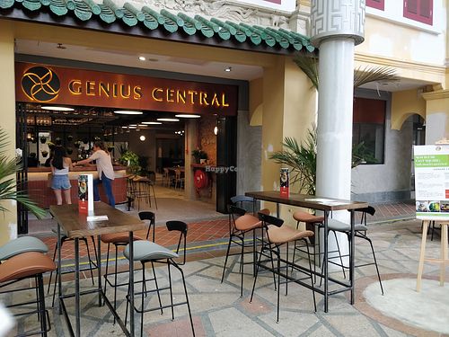 Restaurant entrance at Genius Central in Central Singapore