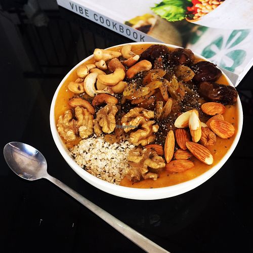 Mango smoothie bowl  at Brilliant B'n'b in Hoi An