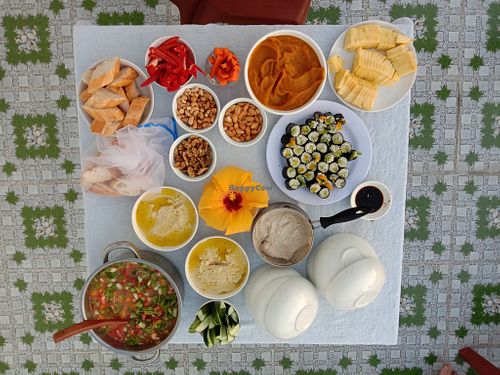 Table at Brilliant B'n'b in Hoi An