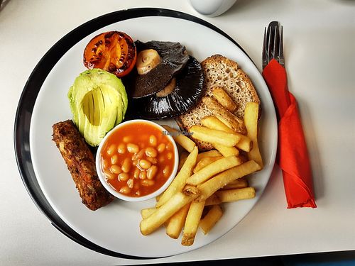 All day Vegan breakfast at Tarka Diner in Bideford
