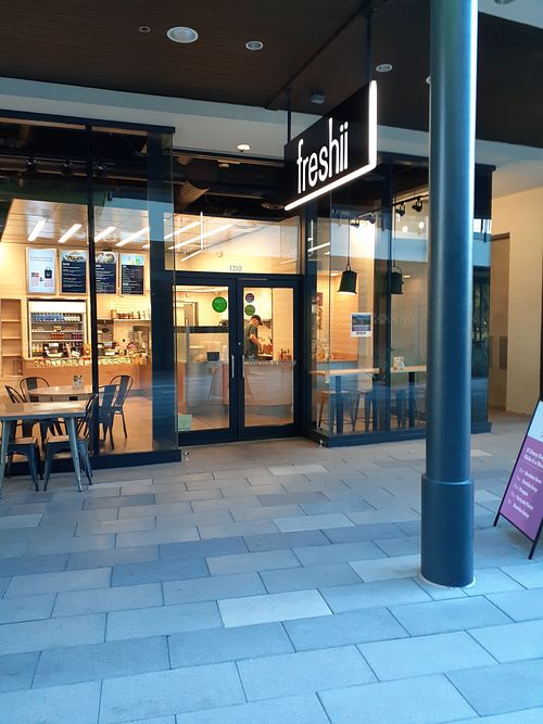 Store front at freshii in Phoenix