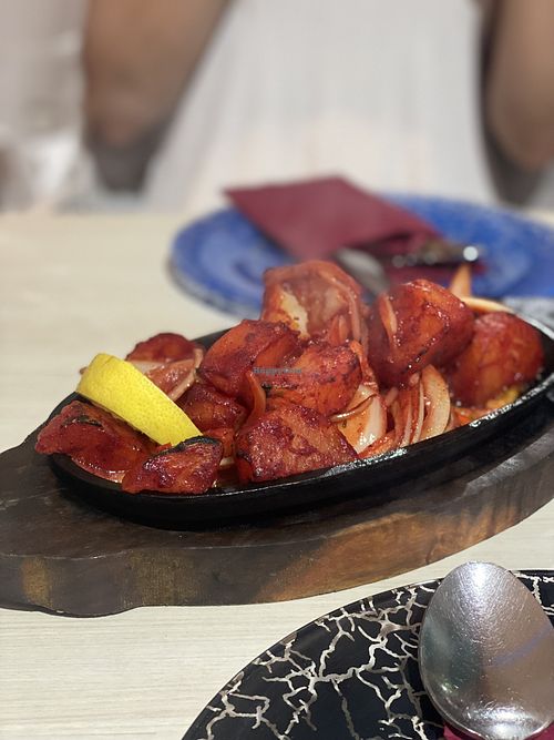 potatoes  at Taj Palace in Malaga