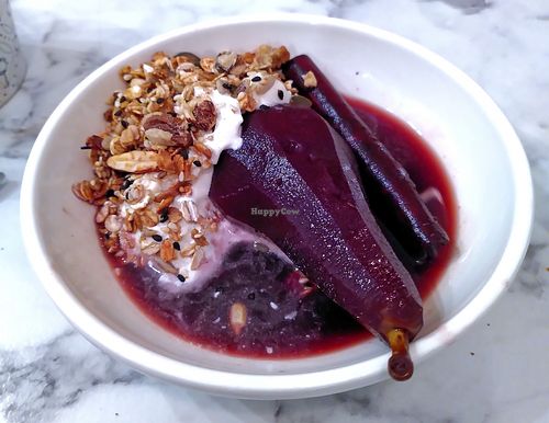 Poire au porto et épices at Urban Greener in Paris