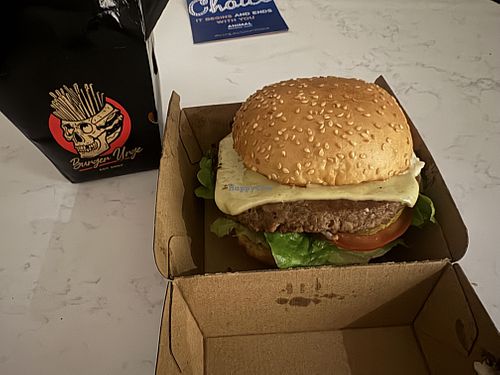 Vegan burger 🍔   at Burger Urge in Wodonga
