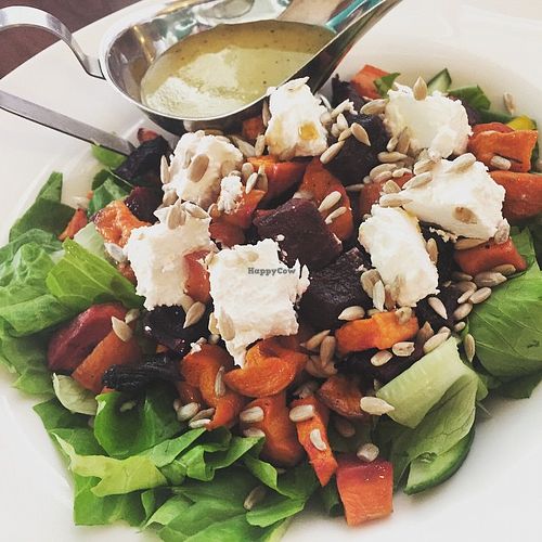 Salad at Tree of Life in Safed