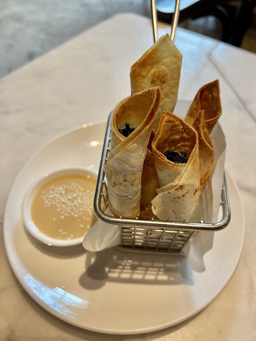 Spinach cheese sticks   at Veganerie - Nana in Bangkok