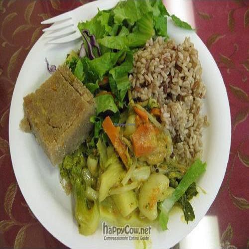 My plate. at Govindaji's Vegetarian Cuisine in Honolulu