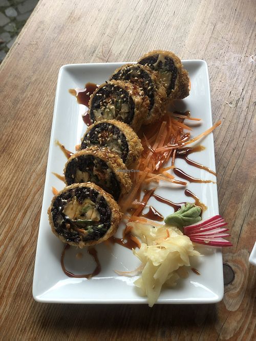 Crispy sushi  at Viet Next Door in Berlin
