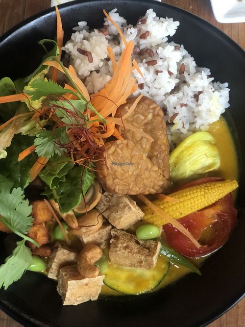 Mango curry rice bowl  at Viet Next Door in Berlin
