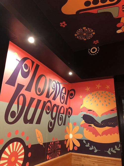 Interior  at Flower Burger in Rome