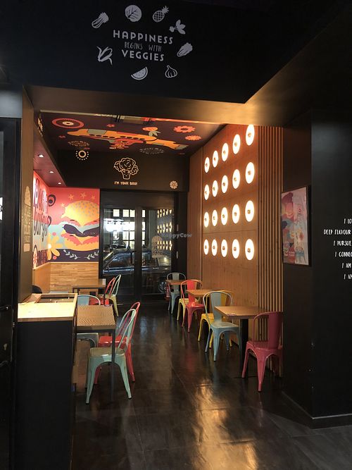 Interior  at Flower Burger in Rome