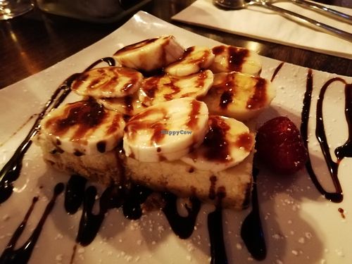 Cheesecake at Trusty Buck's in Glasgow