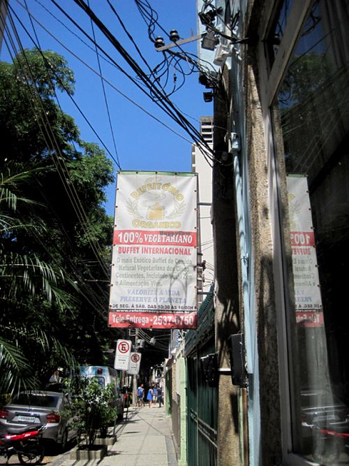 Outside at Refeitorio Organico in Rio De Janeiro