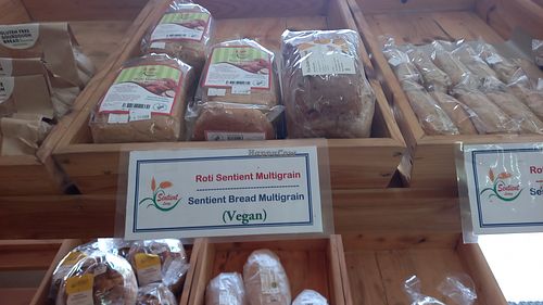 1 of vegan bread at Satvika Bhoga in Denpasar