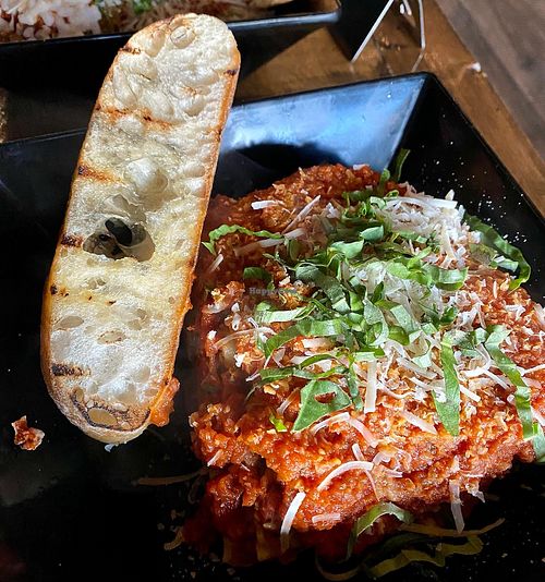 Lasagna Plate, comes with salad or steamed veggies   at Tarantino's Vegan in Las Vegas