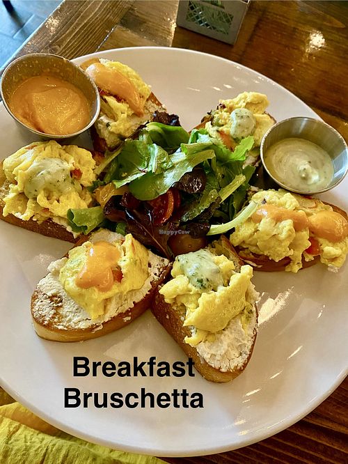 Now serving breakfast starting at 8:30 am daily   at Tarantino's Vegan in Las Vegas