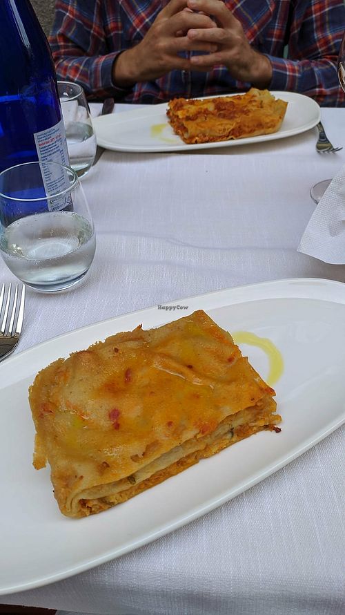 Cauliflower lasagna at Il Lughino in Como