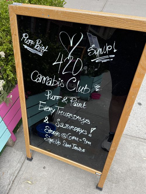 Outside  at Savage Sicko in Astoria