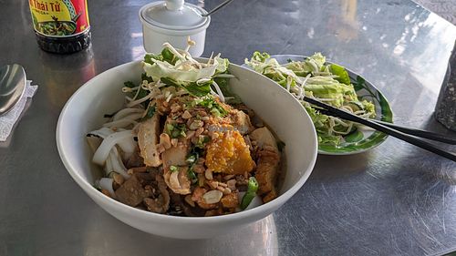 mi quang - my third visit - always friendly & tasty!!! at Tâm Nguyên Phúc Vegetarian in Da Nang