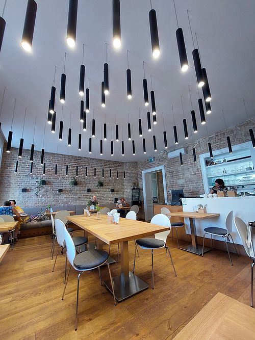 Inside at Mandala Étterem in Pecs