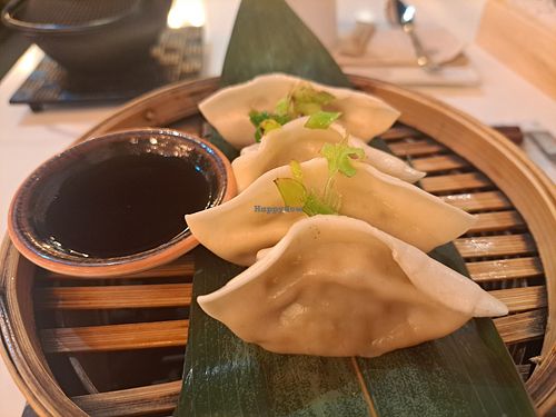 Vegan gyoza at UDON in Santiago De Compostela