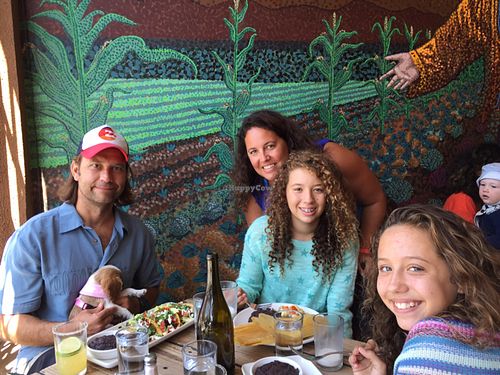 great meal on the Gracias Madre patio! at Gracias Madre in San Francisco