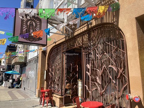 Outside  at Gracias Madre in San Francisco