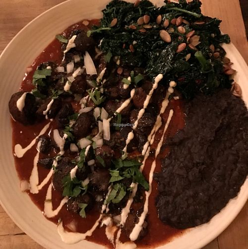 enchilada con mole  at Gracias Madre in San Francisco