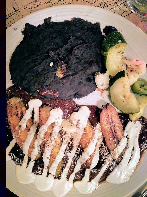 Plantains en Mole at Gracias Madre in San Francisco