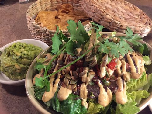 Great power bowl with Guac side at Gracias Madre in San Francisco