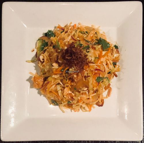 Veggie noodles at Burma Cafe in Daly City