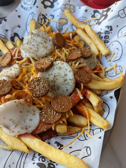 Cowebunga fries at Feed Me Fully Loaded in Nottingham