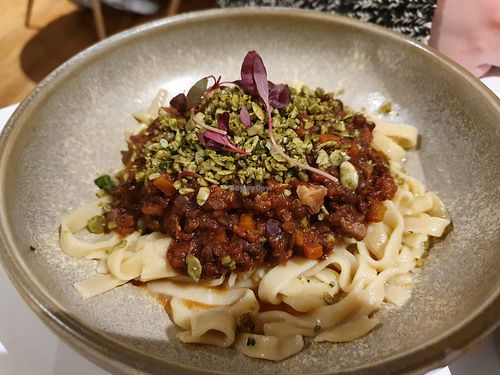 a lentil based pasta dish they had at one point.. can't see on menu now early 2021 at Erpingham House in Brighton