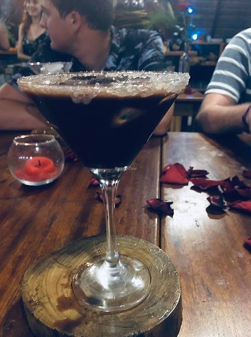 Chocolate margarita  at Cacao Center in Puerto Maldonado
