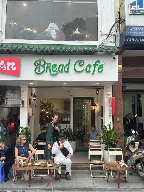 front view  at An Bread & Cafe in Hanoi