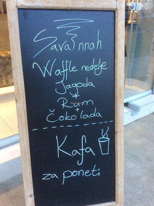 Their A frame at Savannah Snack Bar in Belgrade